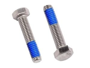 304 stainless steel nylon patch hex head bolt – anti loosening high strength fastener