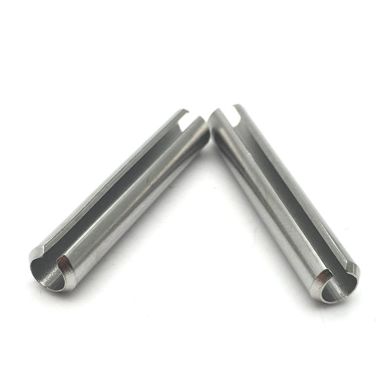 din1481 stainless steel spring pins | 304 / 316 slotted spring pin manufacturer & wholesale supplier