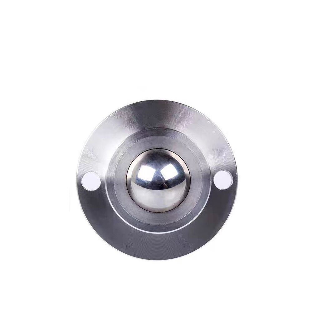 stainless steel flange mounted ball transfer unit for conveyor & material handling systems