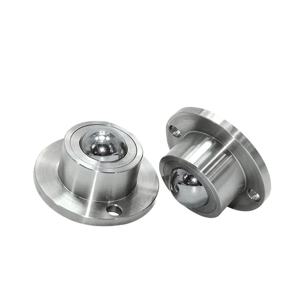 stainless steel flange mounted ball transfer unit for conveyor & material handling systems