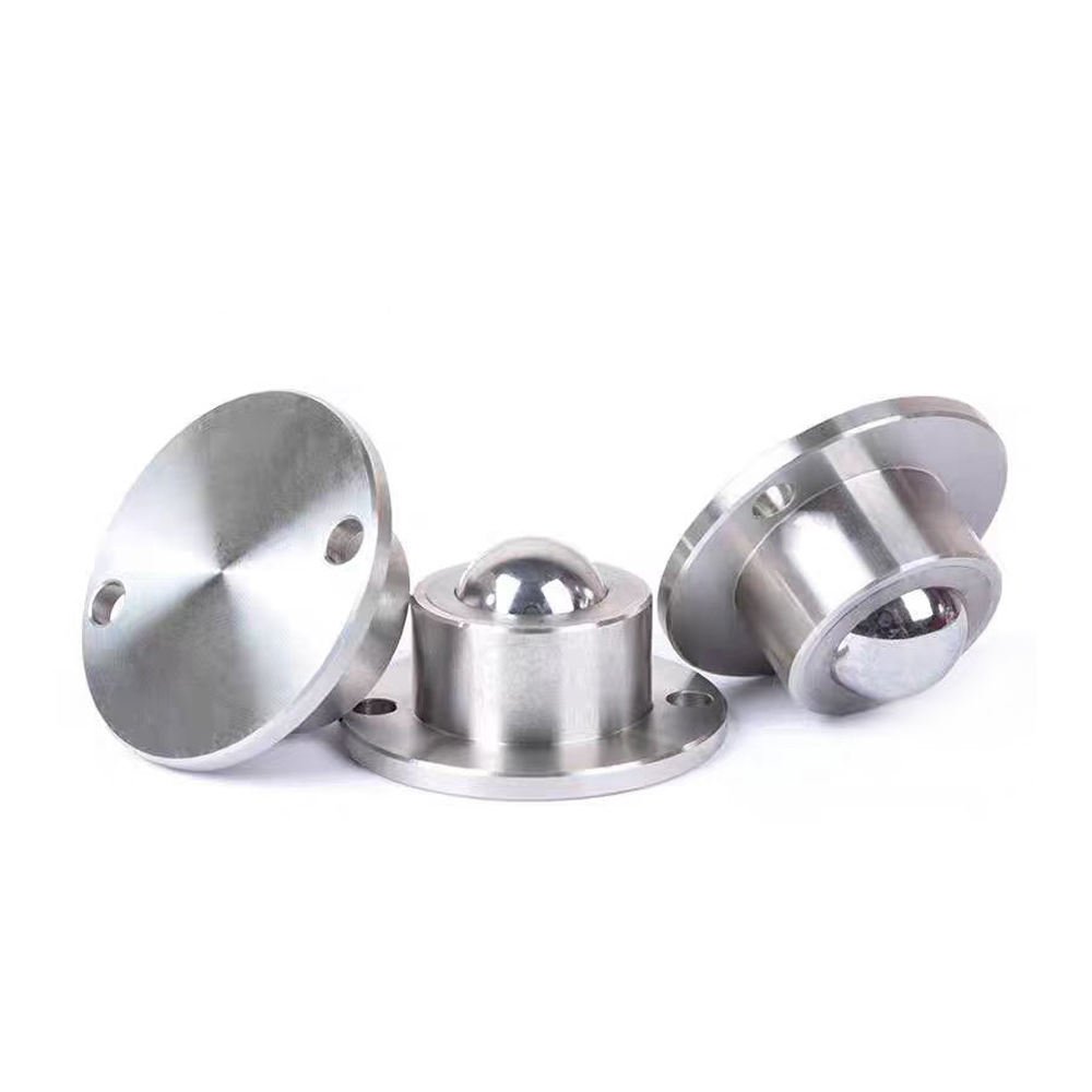 stainless steel flange mounted ball transfer unit for conveyor & material handling systems