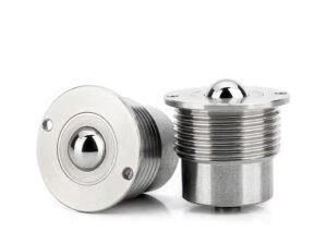 Heavy Duty Stainless Steel Ball Roller Spring Plunger - External Threaded Positioning Bolt