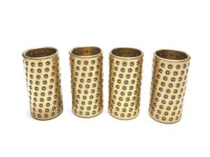 Heavy-Duty Brass Ball Bearing Retainers / Sliding Sleeves for High-Precision Tooling