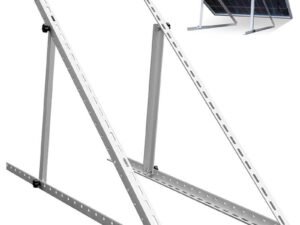 Adjustable Solar Panel Tilt Mount Bracket - 0-90° Heavy Duty Aluminum Triangle Roof Mounting System for 50W-400W Panels