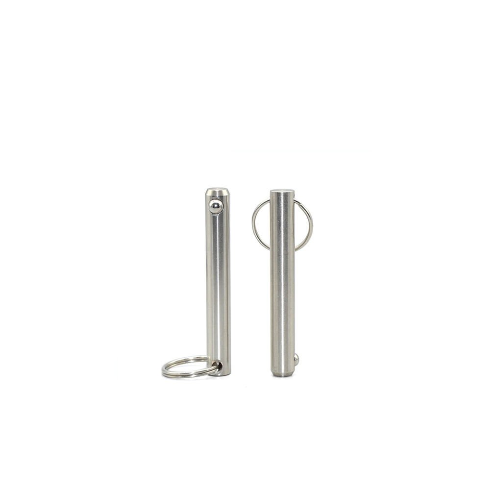 Stainless Steel Quick Release Ring Grip Detent Pins - Inch & Metric Spring Loaded Locking Pins for Marine & Industrial Rigging
