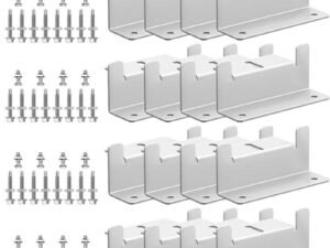 Universal Solar Panel Z-Bracket Mounting Kit (4 Pcs) – High-Strength Anodized Aluminum