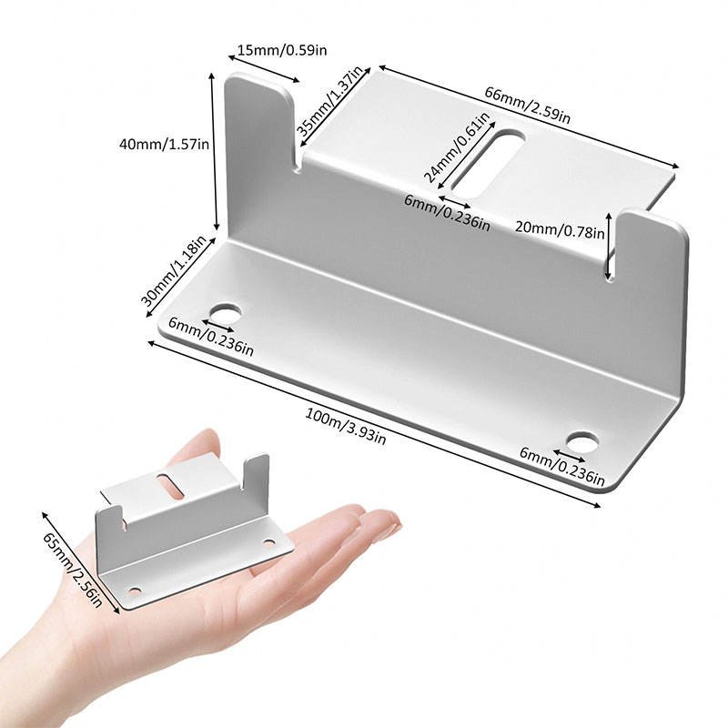 Universal Solar Panel Z-Bracket Mounting Kit (4 Pcs) – High-Strength Anodized Aluminum