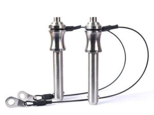 Stainless steel quick release ball lock pins dimensional technical drawing