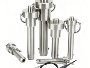 Precision stainless steel ball lock pin for industrial machinery alignment