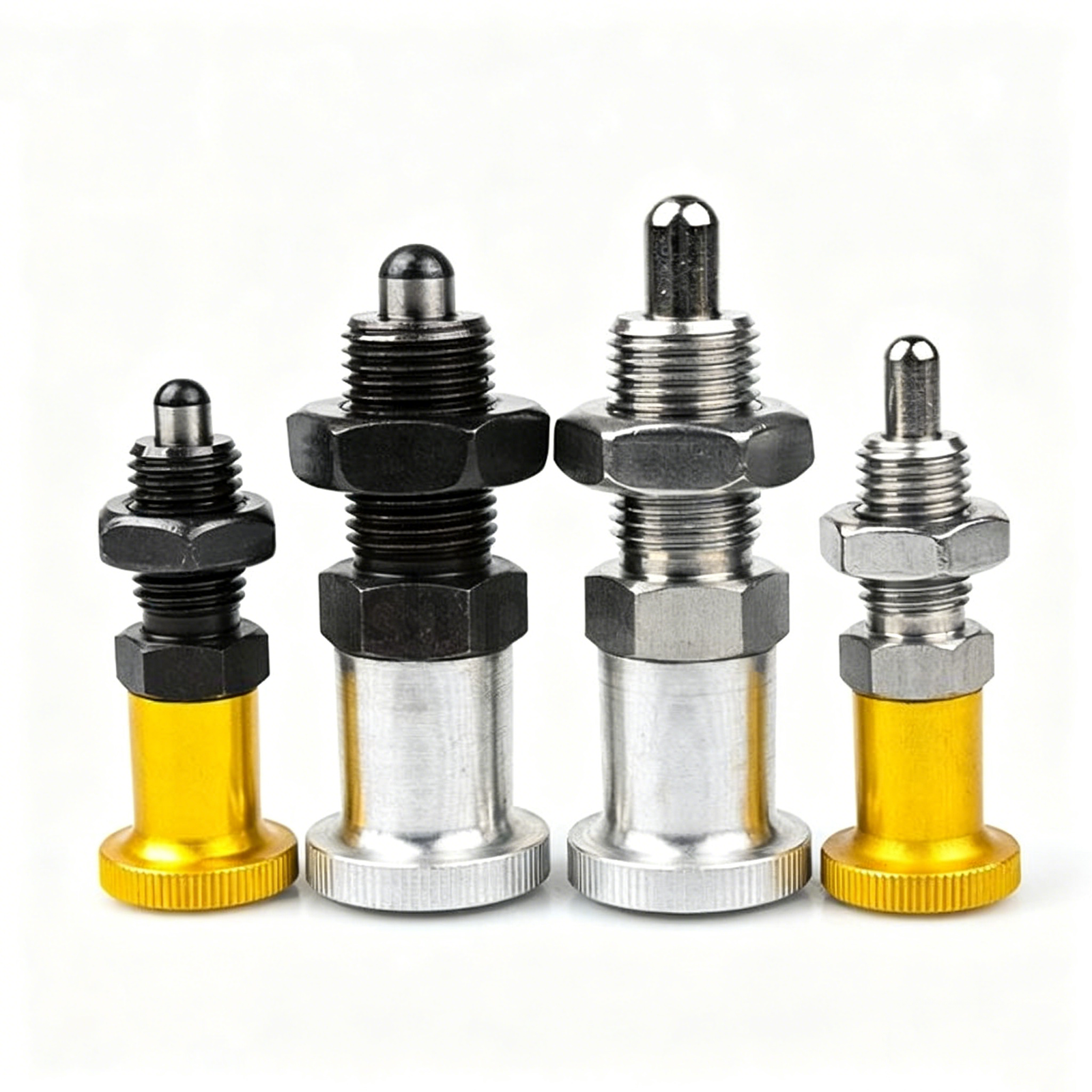 Sinoboltco SNIP series steel indexing plungers for machine positioning