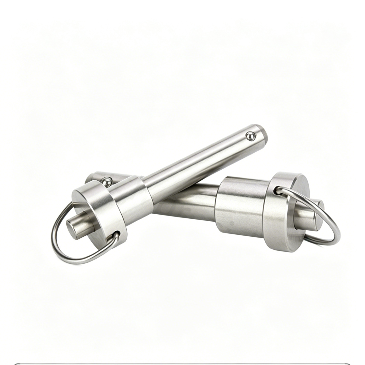 Precision stainless steel ball lock pin for industrial machinery alignment