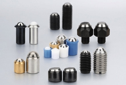 Precision spring loaded plungers for anti-vibration locking in utility-scale solar farms