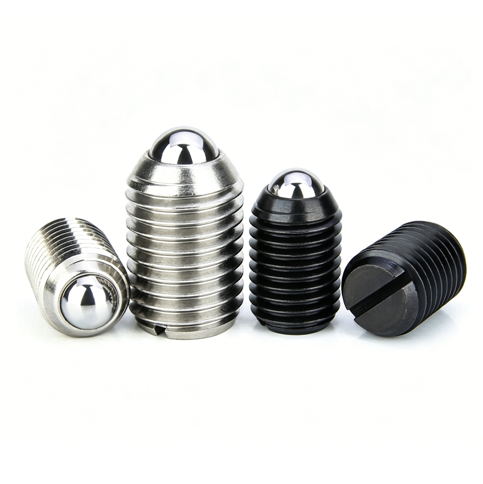 close-up-view-of-sinoboltco-SNBP000006-slotted-locating-ball-plungers-for-industrial-positioning