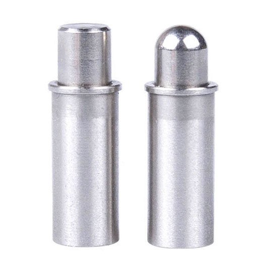 Heavy load and light load spring plungers technical blueprint parameters