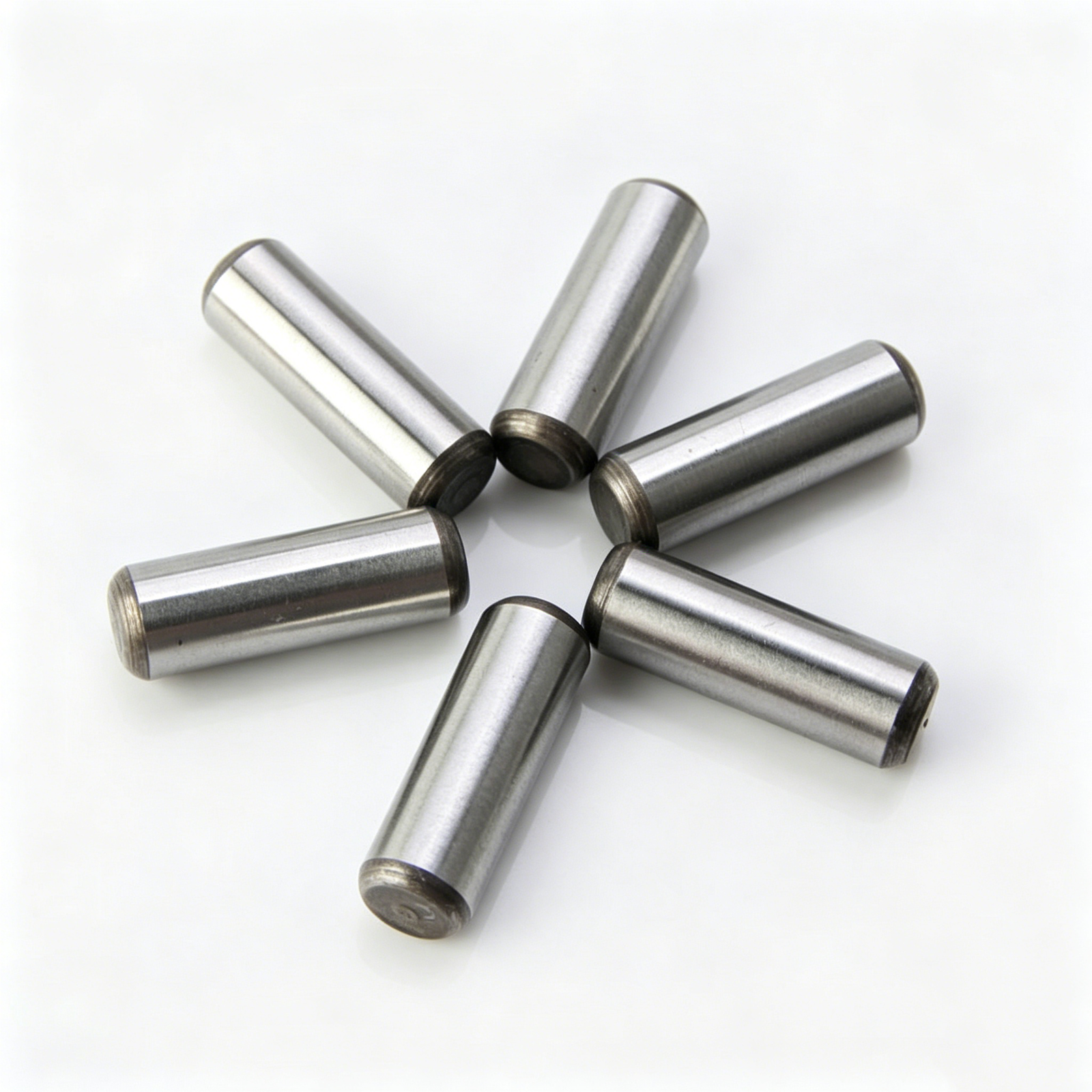 Through-hardened 58HRC SUJ2 cylindrical dowel pin dimensions table for sinoboltco hardware