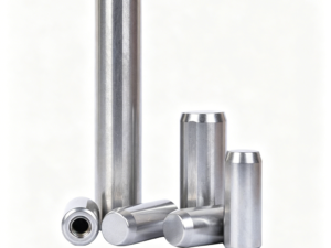 Detailed close up of metric internal thread and air vent channel on sinoboltco SNDP000004 locating pin