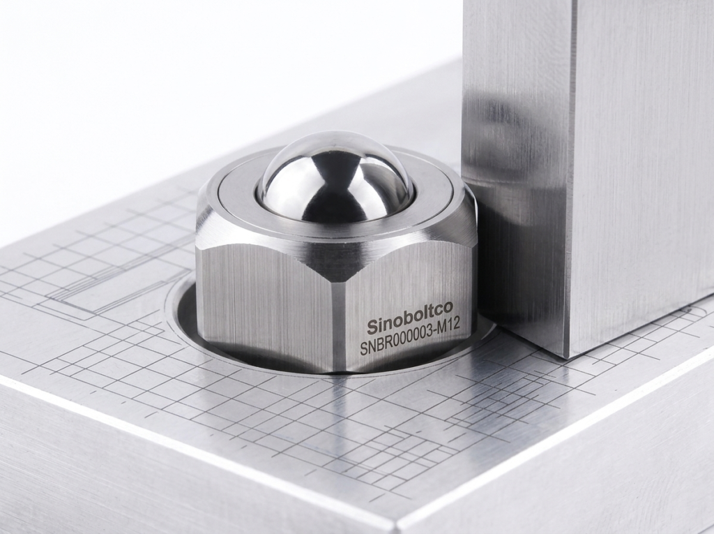 Ball transfer units installed on a precision fixture platform for omni-directional workpiece positioning