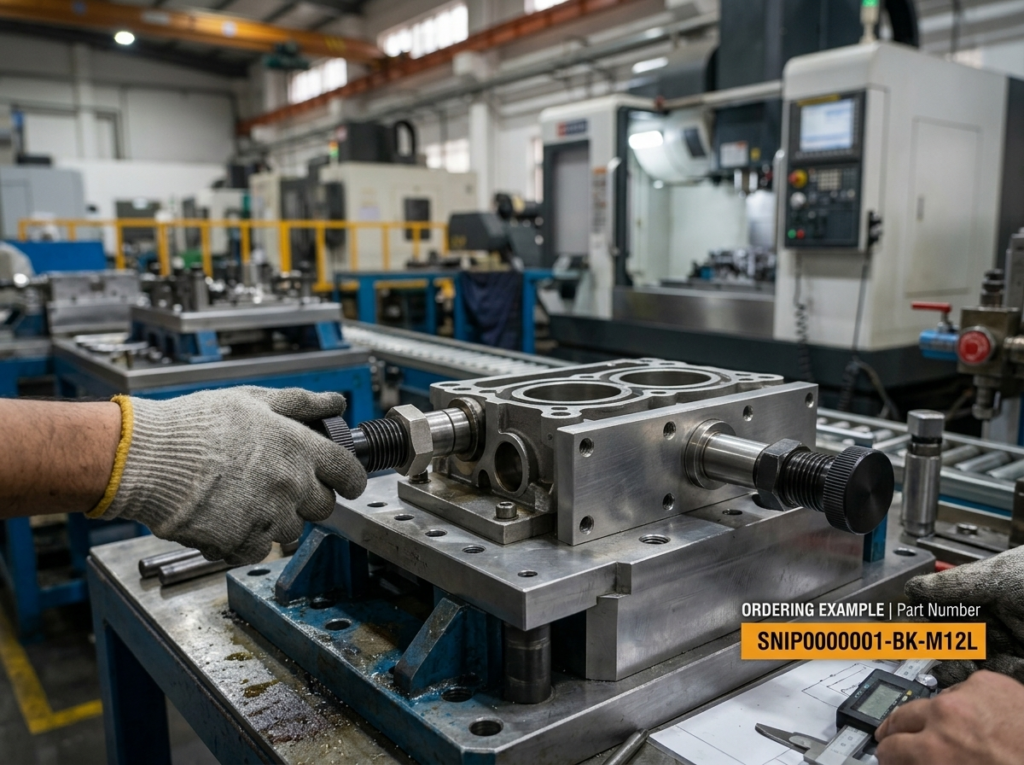 Sinoboltco spring loaded indexing plungers installed on automated welding fixture