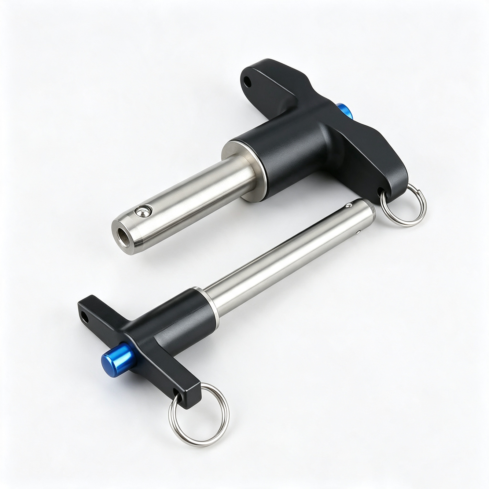 Model A and Model B structure diagram of T handle ball lock quick release pin