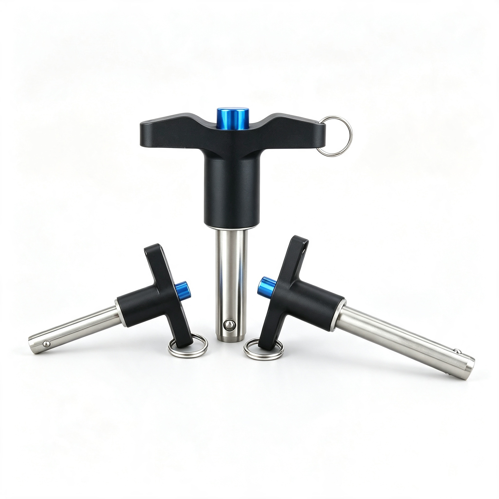 T-handle stainless steel ball lock pin snblp000008 dimension specification drawing sinoboltco