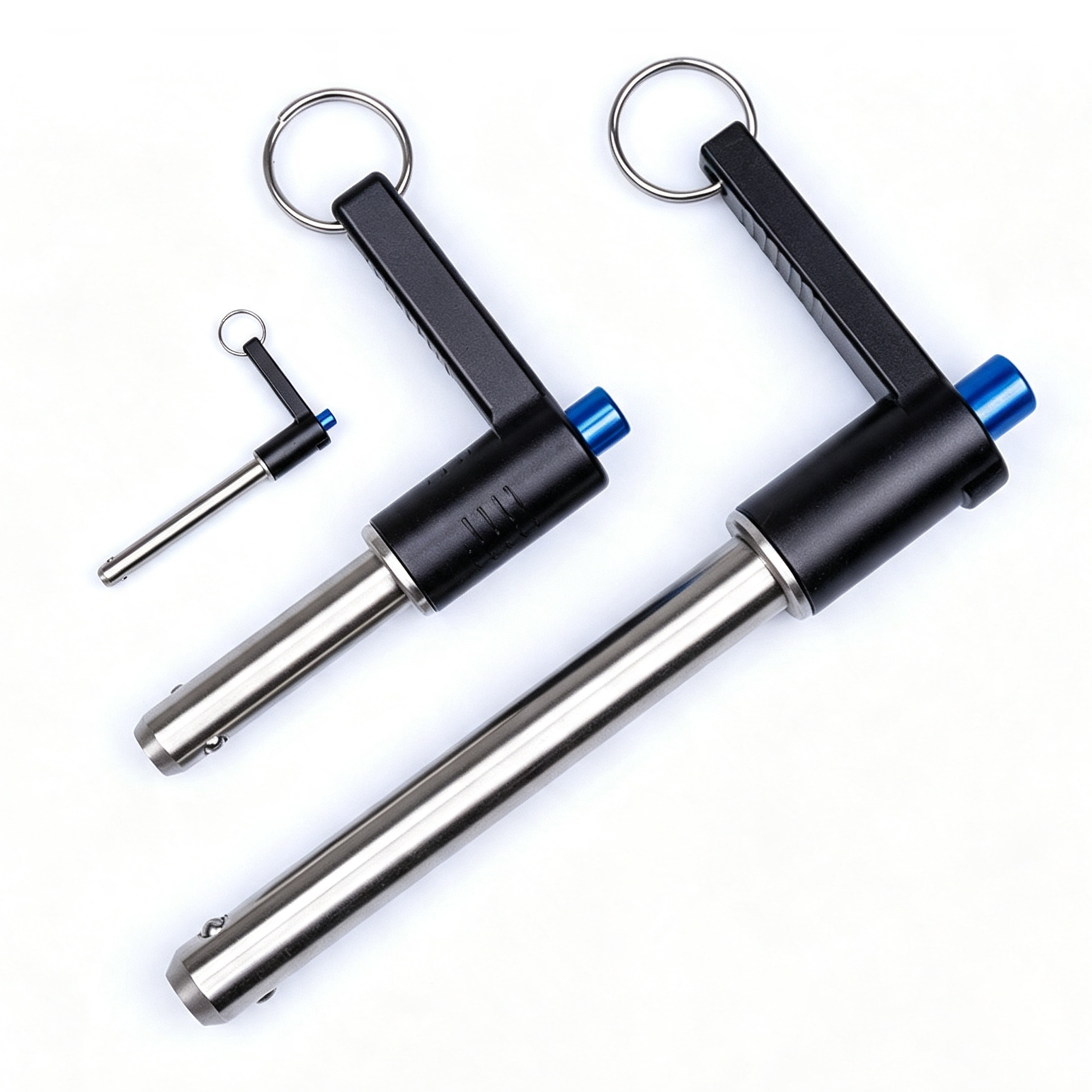 Sinoboltco SNBLP000009 L-handle stainless steel quick release ball lock pin with aluminum handle