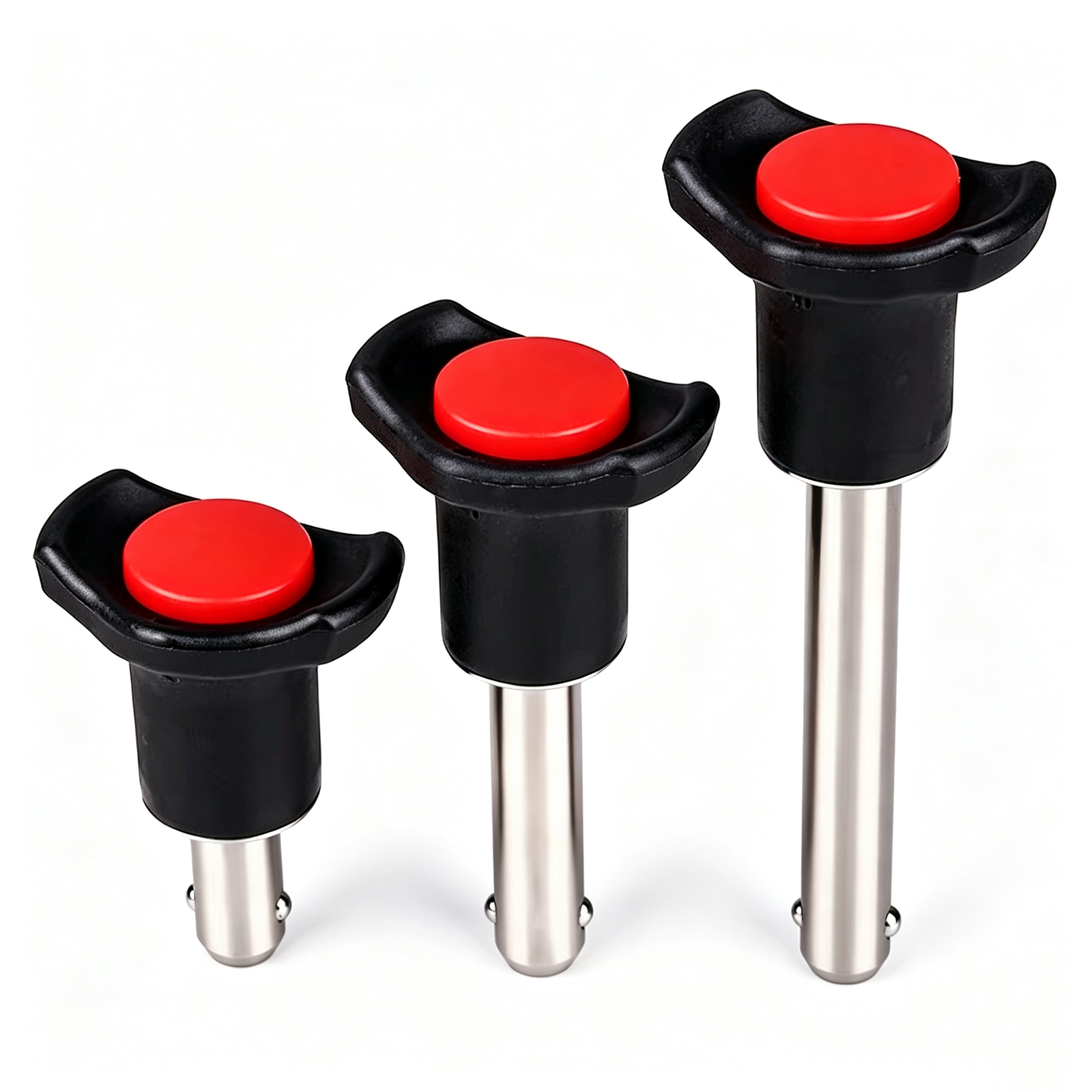 sinoboltco SNBLP series snblp000012 quick release ball lock pin with butterfly POM handle dimension drawing