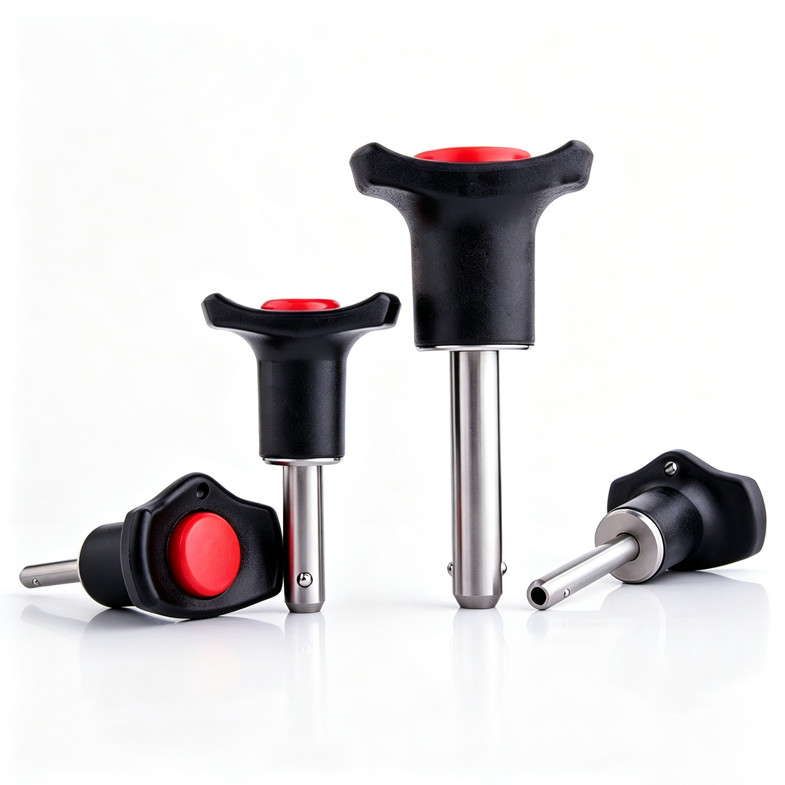 Butterfly handle ball lock pin snblp000012 stainless steel shaft for precision machinery positioning